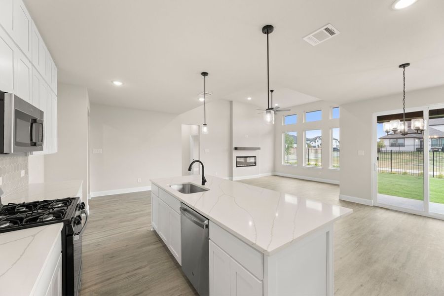 Furnished interior view inside a new home in Creekside, Royse City (Image 10).