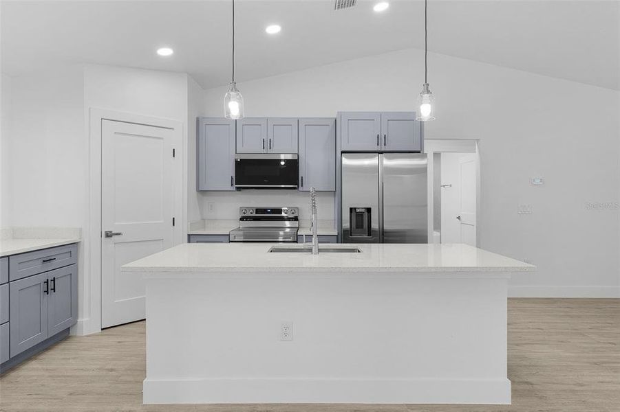 Furnished interior view inside a new home in , Citrus Springs (Image 9).
