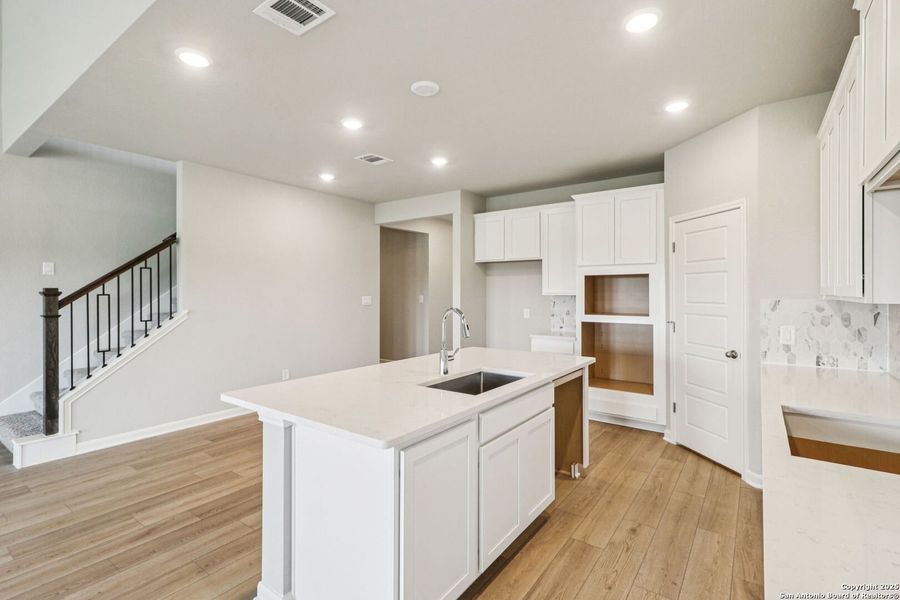 Furnished interior view inside a new home in Arcadia Ridge - Classic Series, San Antonio (Image 8).