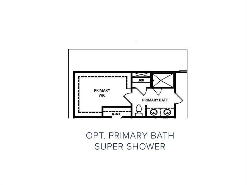 2D floor plan layout of this home in Sutton's Landing, Statham, GA (Image 3).