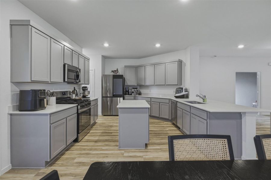 Furnished interior view inside a new home in Samara, League City (Image 18).
