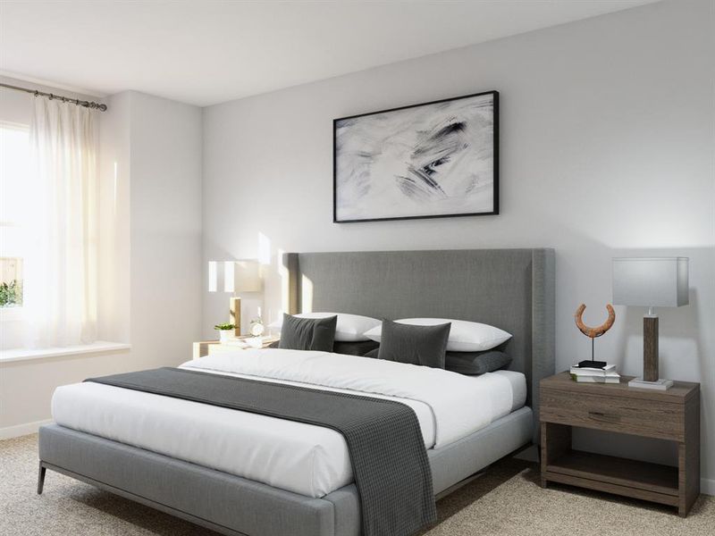 Furnished interior view inside a new home in Deer Creek, Fort Worth (Image 4). Furnished interior view inside a new home in Deer Creek, Fort Worth (Image 4).