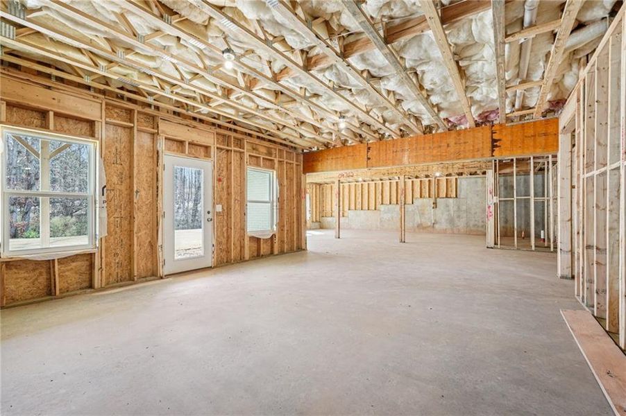 In-progress construction of a new home in Fireside Farms, Dawsonville, GA (Image 58).