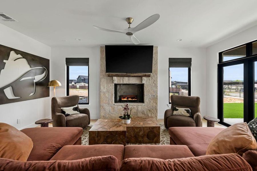 Furnished interior view inside a new home in , Iredell (Image 14). Furnished interior view inside a new home in , Iredell (Image 14).