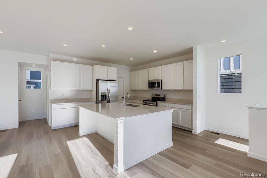 Furnished interior view inside a new home in , Thornton (Image 6). Furnished interior view inside a new home in , Thornton (Image 6).