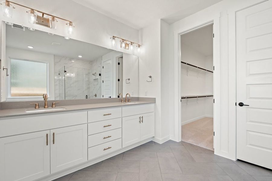 Furnished interior view inside a new home in Park Collection at Lariat, Liberty Hill (Image 14). Furnished interior view inside a new home in Park Collection at Lariat, Liberty Hill (Image 14).