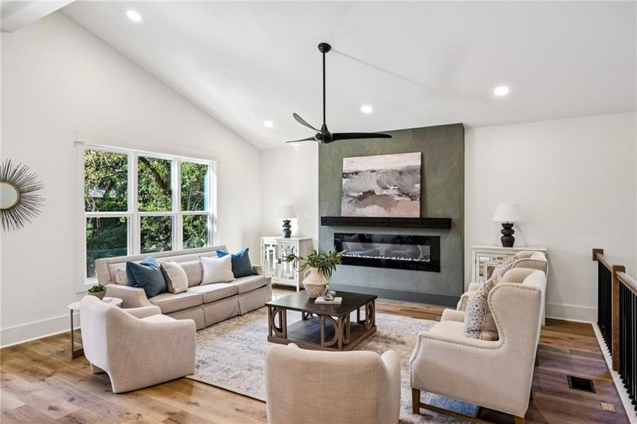 Furnished interior view inside a new home in , Decatur (Image 15).