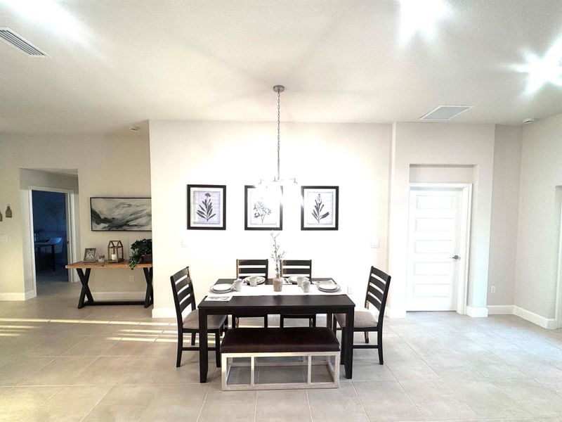 Furnished interior view inside a new home in Waterstone Villas, Fort Pierce (Image 10).