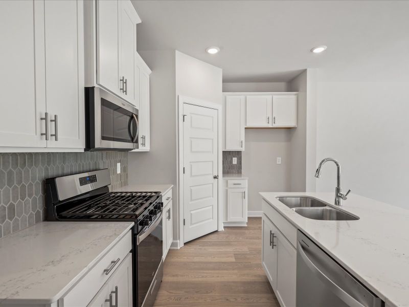 Furnished interior view inside a new home in Valentine Townes, Greer (Image 6).