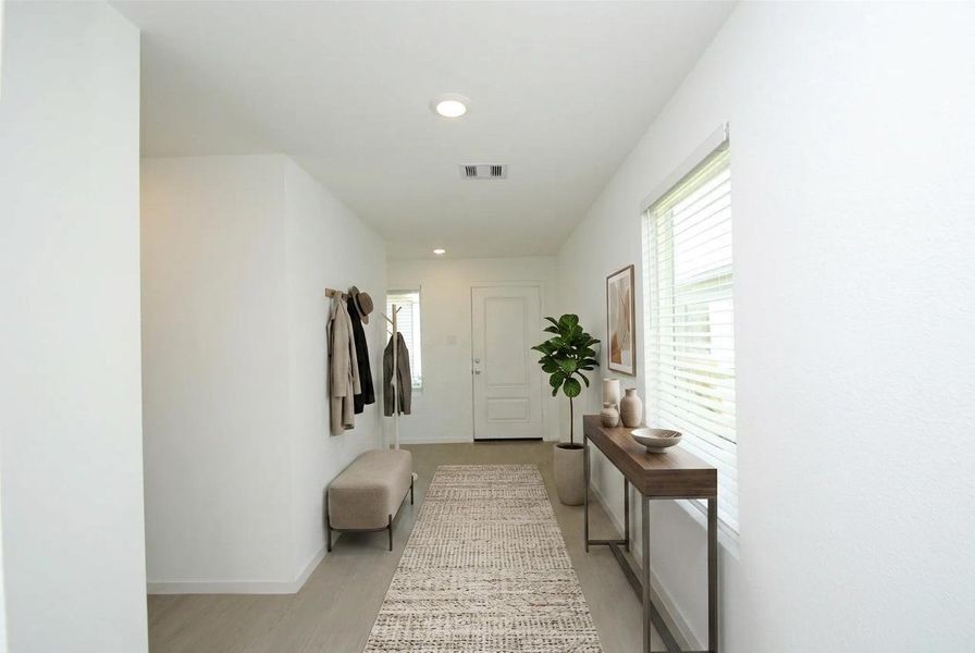 Furnished interior view inside a new home in Wharton Lakes, Wharton (Image 15).