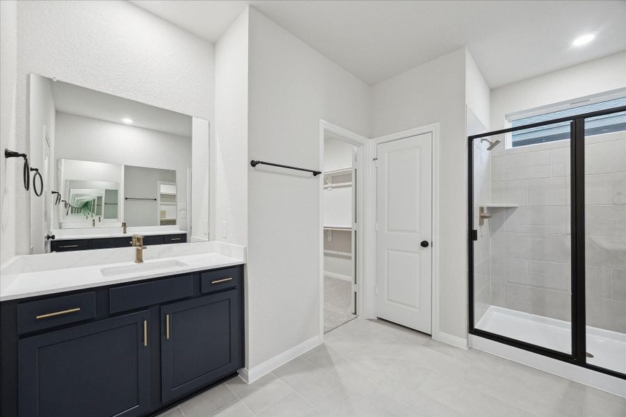 Furnished interior view inside a new home in Elyson, Katy (Image 6).