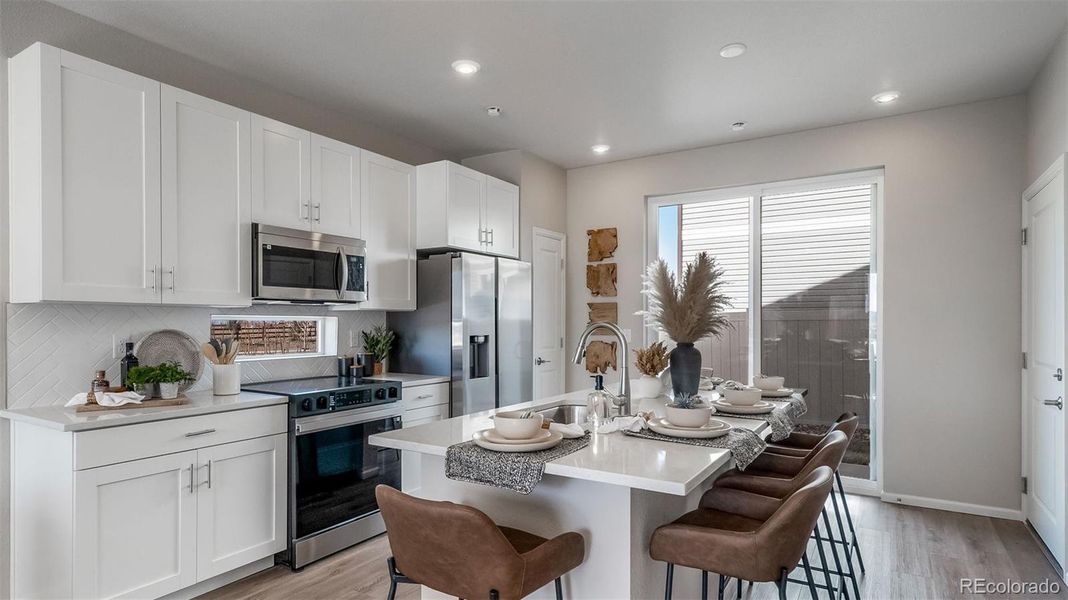 Furnished interior view inside a new home in , Bennett (Image 35).