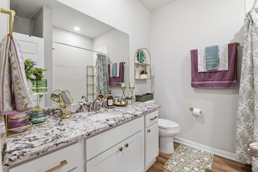 Furnished interior view inside a new home in , Cleveland (Image 37).