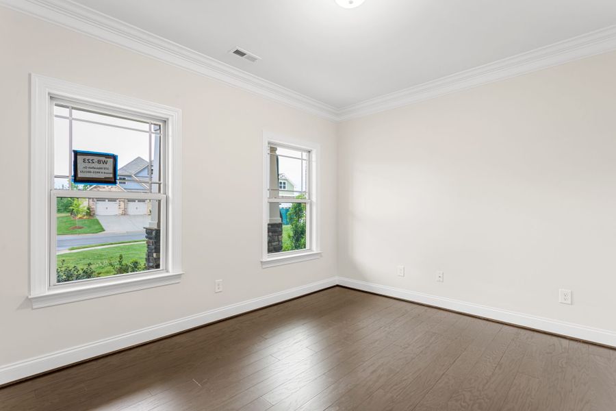 Representative unfurnished interior of a home built from the Kendall Lux by Keystone Homes NC in Weybridge, Burlington (Image 21).