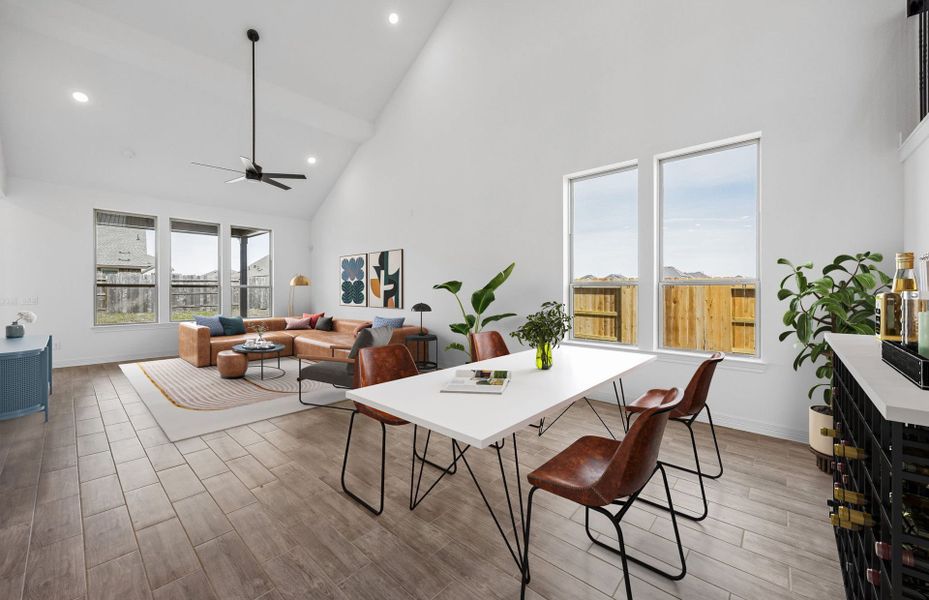 Furnished interior view inside a new home in Lago Mar, Texas City (Image 11).