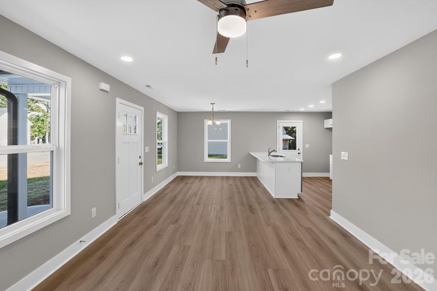 Living Room & Kitchen