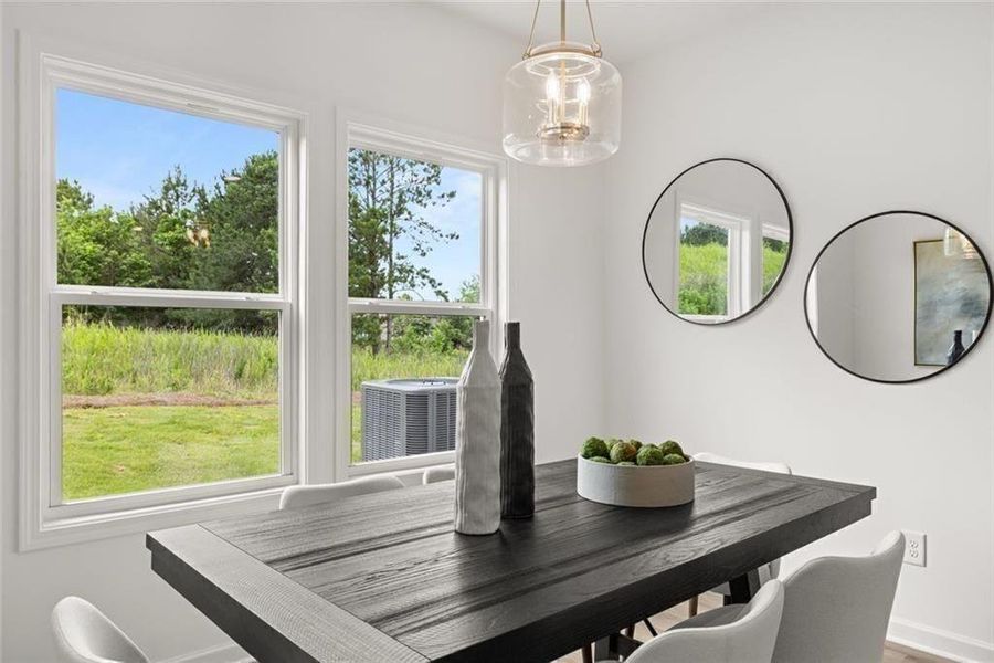 Furnished interior view inside a new home in , Loganville (Image 44).