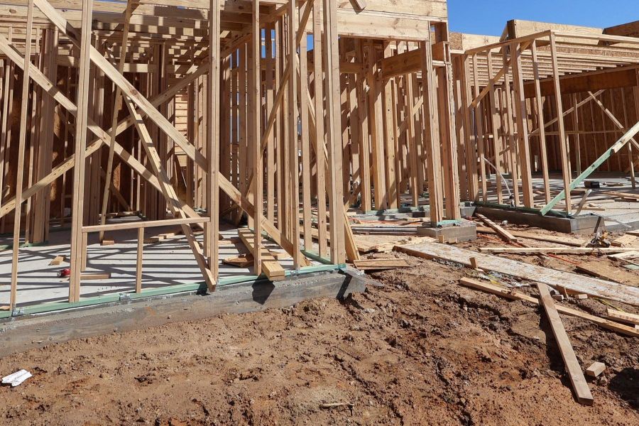 In-progress construction of a new home in Dunham Pointe, Cypress, TX (Image 40).