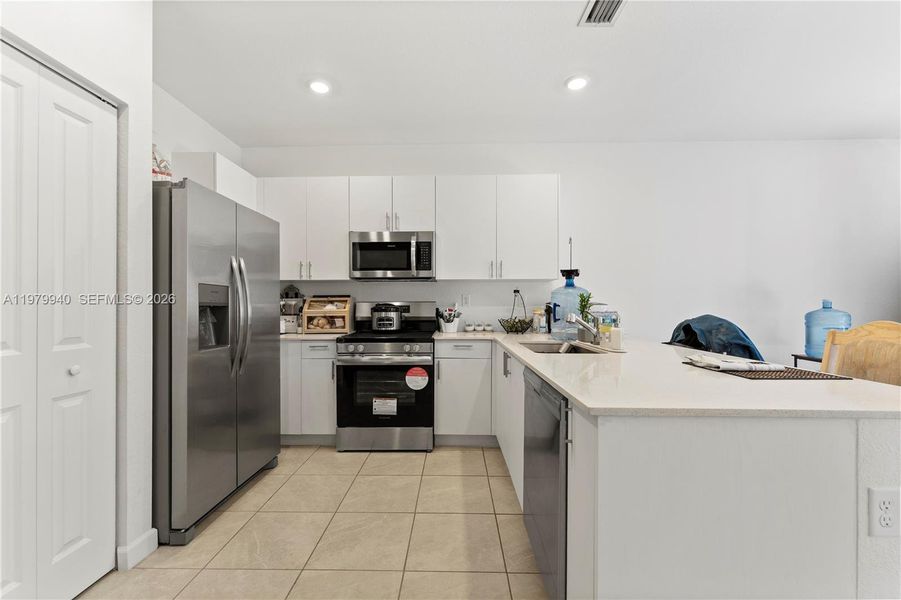 Furnished interior view inside a new home in , Miami (Image 6).