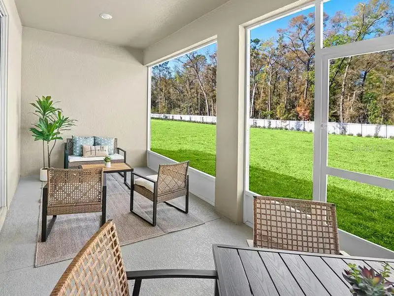 Exterior details and patio area of a home in , Wildwood (Image 2). Exterior details and patio area of a home in , Wildwood (Image 2).