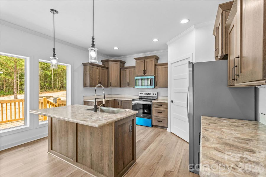 Furnished interior view inside a new home in , Catawba (Image 5).