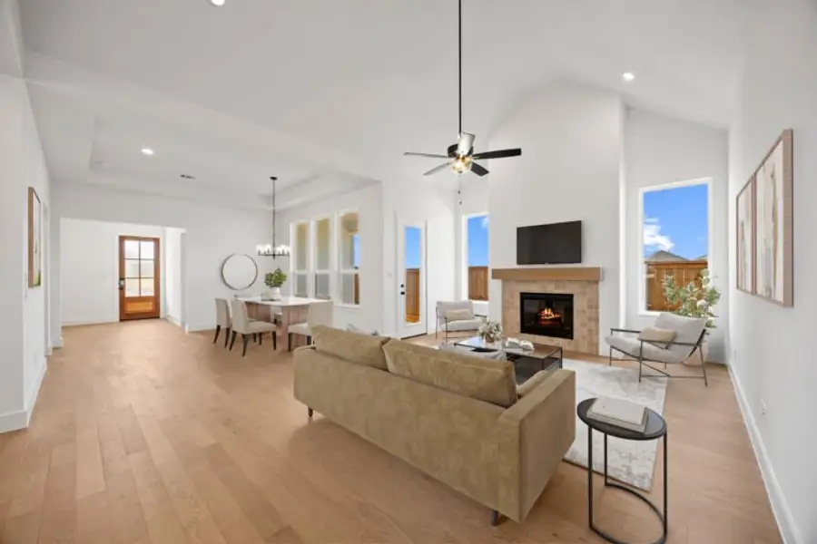 Furnished interior view inside a new home in Uptown Celina, Celina (Image 3).