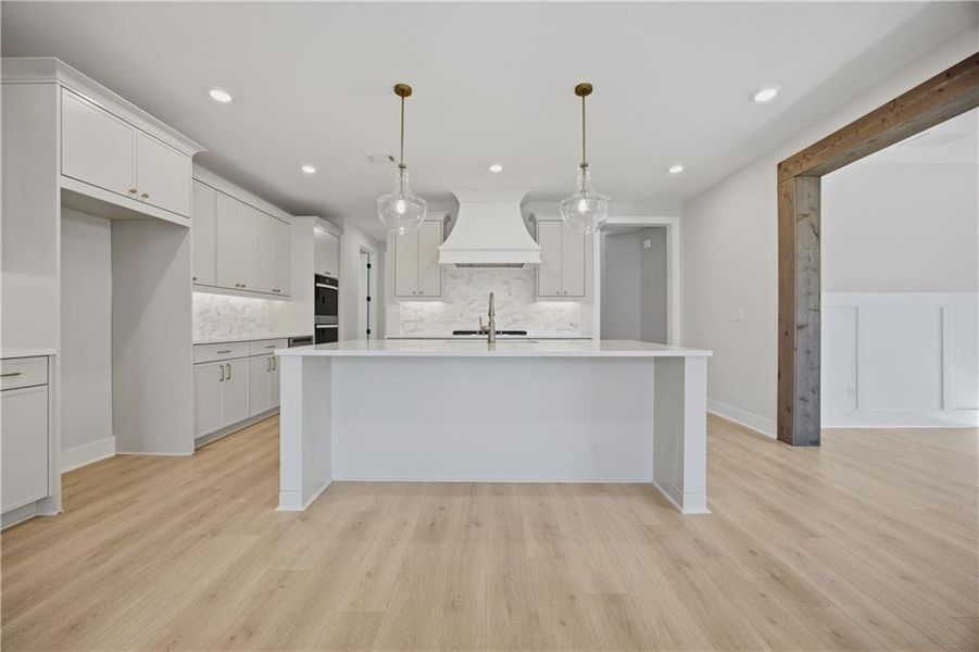 Furnished interior view inside a new home in Yellowstone Farms, Cumming (Image 7).