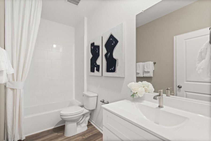 Furnished interior view inside a new home in Windcress, Cove (Image 3). Furnished interior view inside a new home in Windcress, Cove (Image 3).