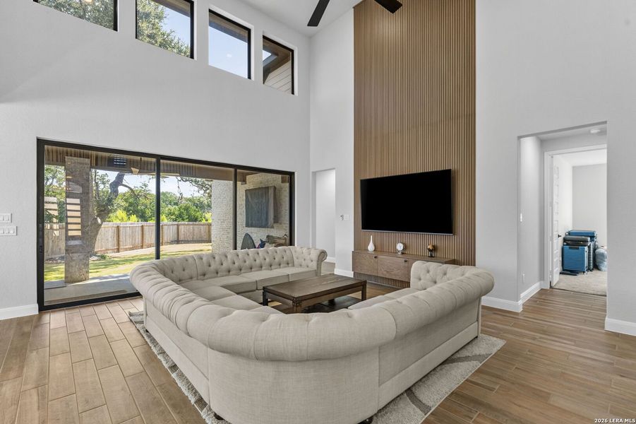 Furnished interior view inside a new home in Kallison Ranch, San Antonio (Image 27).