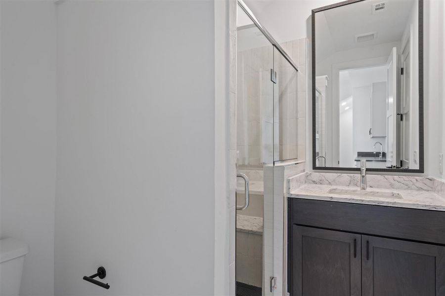 Furnished interior view inside a new home in Spyglass, Austin (Image 27).