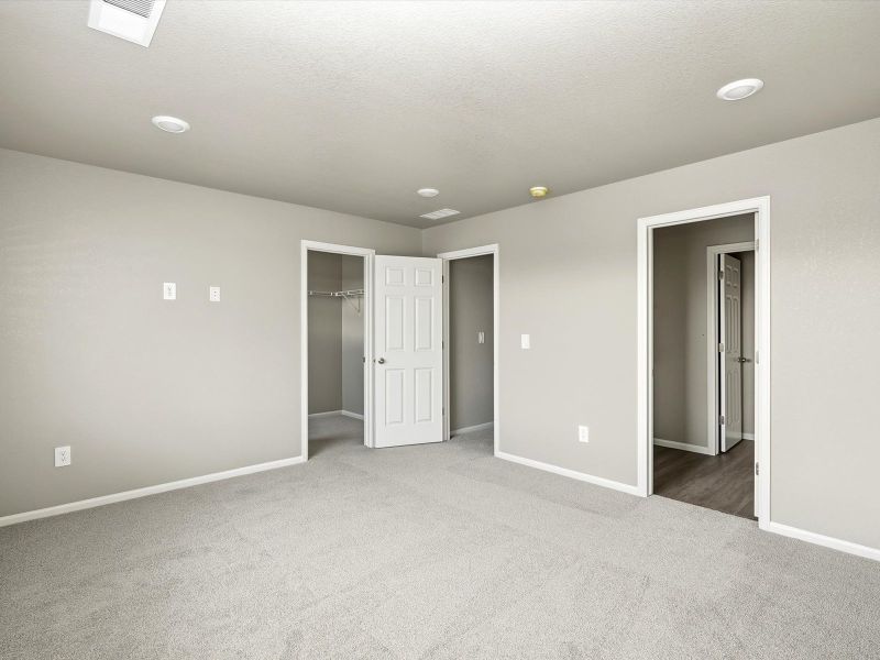 Spacious, unfurnished interior of a new home in York Station, Thornton (Image 12). Spacious, unfurnished interior of a new home in York Station, Thornton (Image 12).