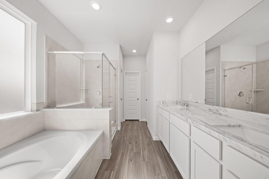 Furnished interior view inside a new home in Bluestem, Brookshire (Image 5).