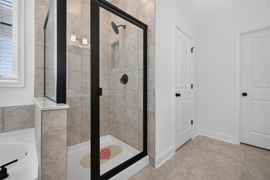 Furnished interior view inside a new home in Bailey Fence, Dacula (Image 47).