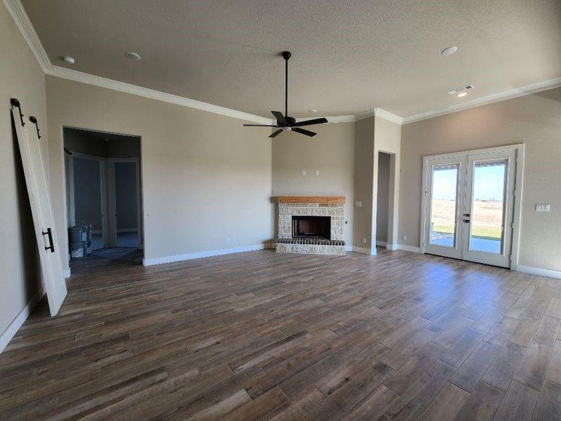 Spacious, unfurnished interior of a new home in Rocky Top, Krum (Image 13). Spacious, unfurnished interior of a new home in Rocky Top, Krum (Image 13).