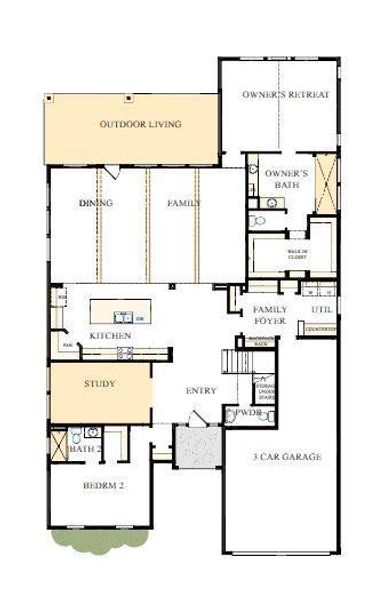 Floorplan – The success of a floorplan is the way you can move through it…You’ll be amazed at how well this home lives…We call it traffic patterns.