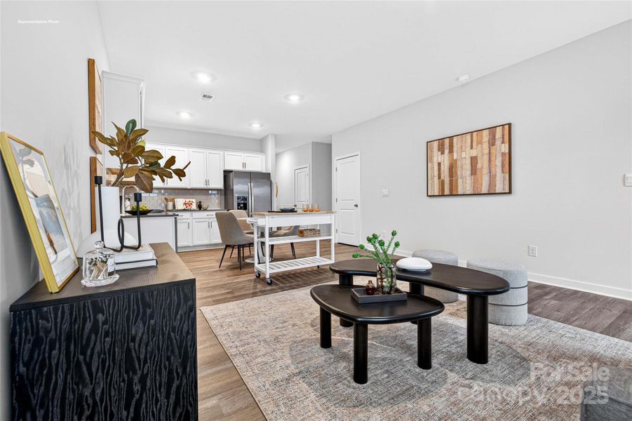Furnished interior view inside a new home in Woodhaven at Chester, Chester (Image 5).