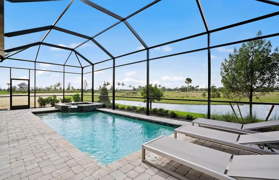 Exterior details and patio area of a home in Hendrix Reserve, Lake Worth (Image 2). Exterior details and patio area of a home in Hendrix Reserve, Lake Worth (Image 2).