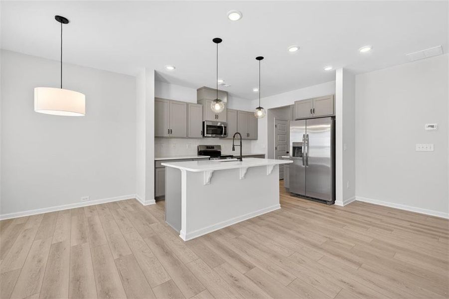 Furnished interior view inside a new home in Franklin Manor, Lawrenceville (Image 9).
