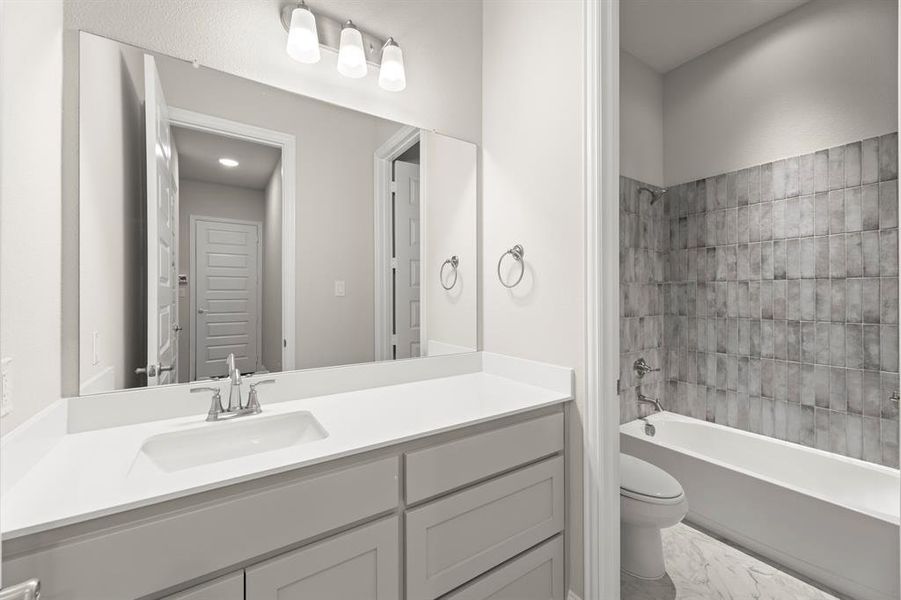 Furnished interior view inside a new home in Brookshire at Legacy Hills, Celina (Image 11).