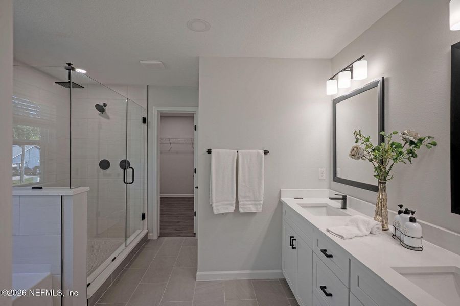 Furnished interior view inside a new home in , St. Johns (Image 17).