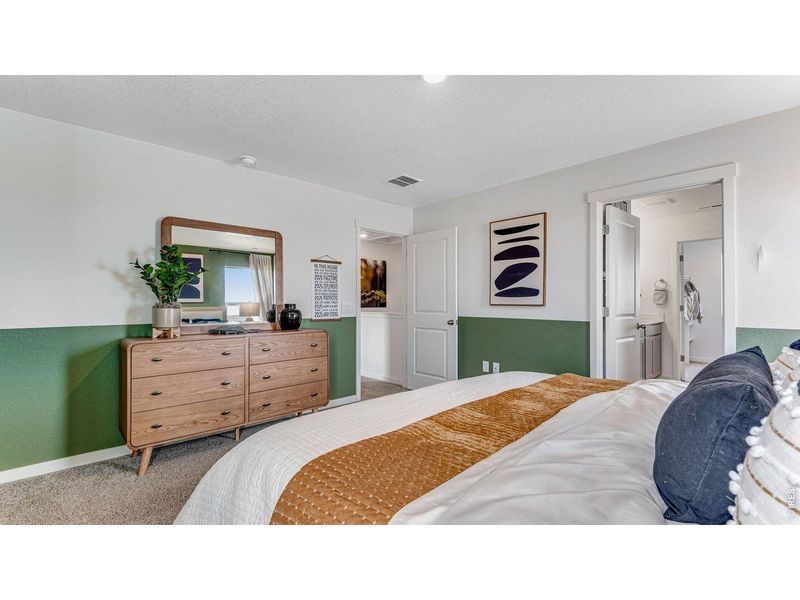 Furnished interior view inside a new home in Prairie Song, Windsor (Image 34).
