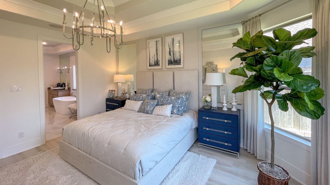 Furnished interior view inside a new home in Jordan Ranch, Katy (Image 18).