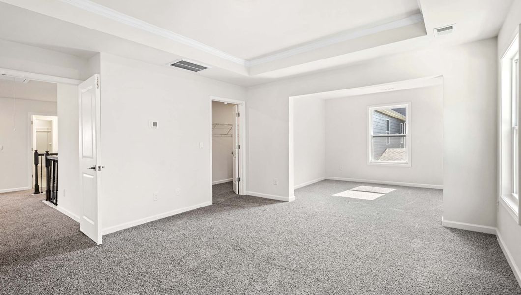 Representative unfurnished interior of a home built from the HAMPSHIRE by D.R. Horton in Seven Oaks, Greenwood (Image 22). Representative unfurnished interior of a home built from the HAMPSHIRE by D.R. Horton in Seven Oaks, Greenwood (Image 22).
