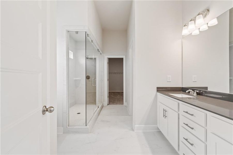 Furnished interior view inside a new home in Rosewood Lake Estates, Hoschton (Image 4).