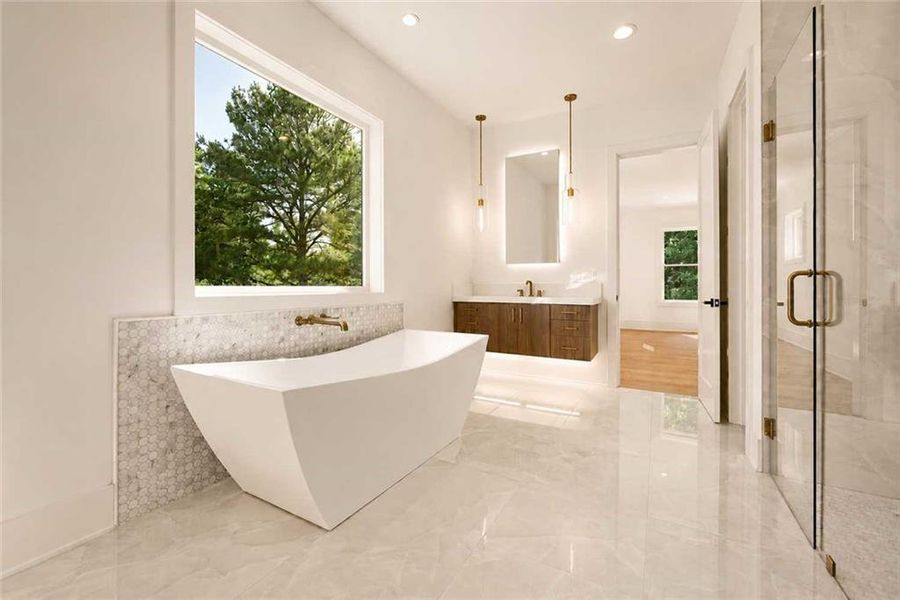 Furnished interior view inside a new home in , Woodstock (Image 11).