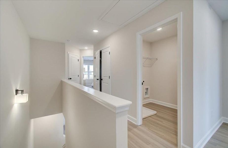 Furnished interior view inside a new home in East Park Village, Kennesaw (Image 26). Furnished interior view inside a new home in East Park Village, Kennesaw (Image 26).