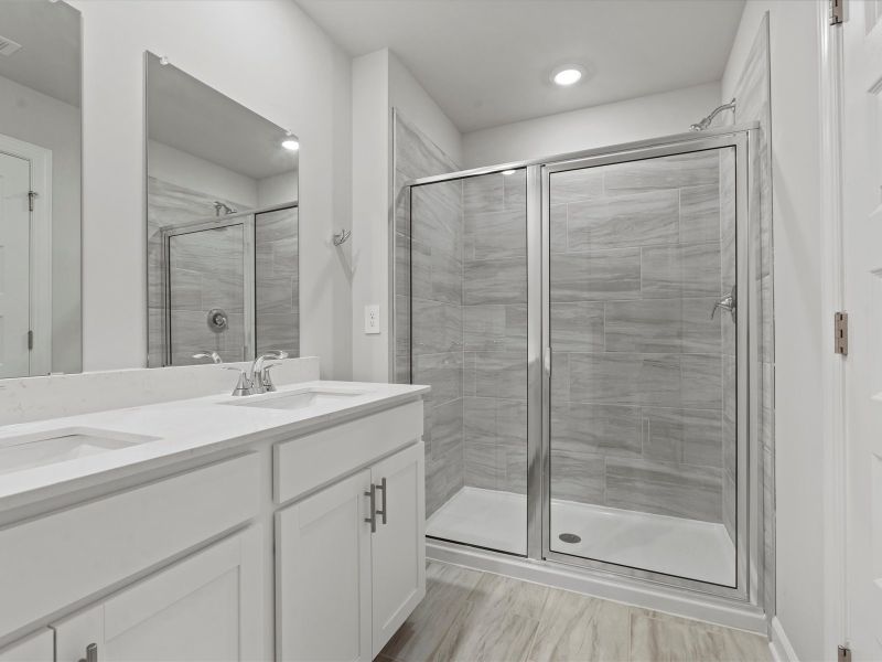 Furnished interior view inside a new home in Valentine Townes, Greer (Image 7).