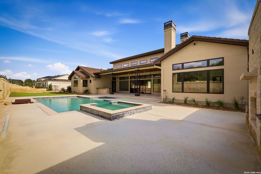 Exterior details and patio area of a home in , Boerne (Image 3).