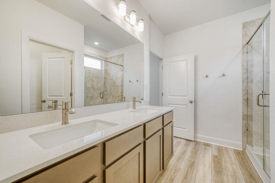 Furnished interior view inside a new home in Lariat, Liberty Hill (Image 5).