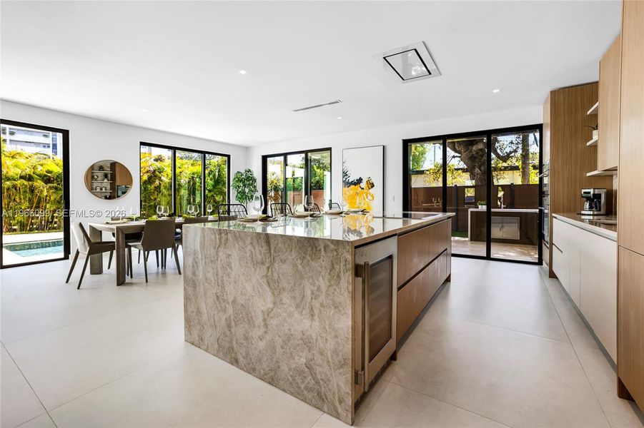 Furnished interior view inside a new home in , Miami (Image 4).